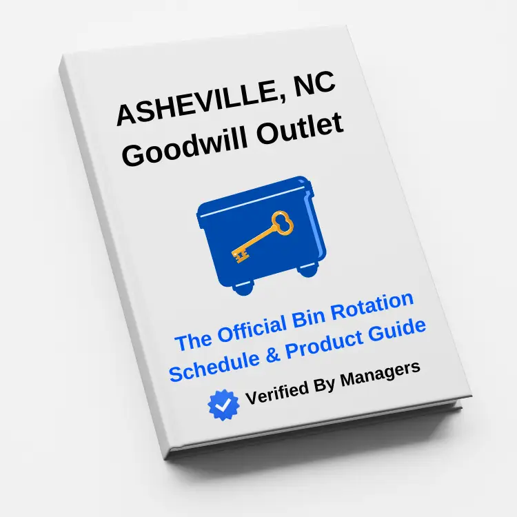 Want to know when the Asheville, NC Goodwill Outlet rotates new bins? Shop the only manager-verified rotation guides in existence.