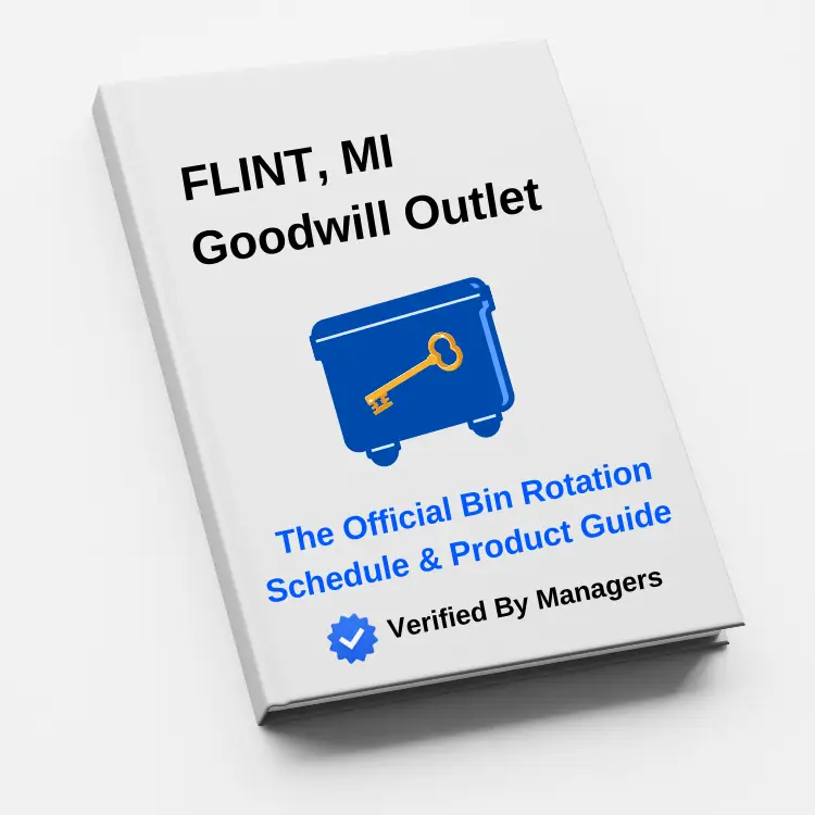 Want to know when the Flint, MI Goodwill Outlet rotates new bins? Shop the only manager-verified rotation guides in existence.