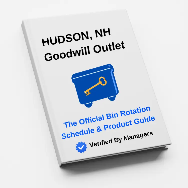 Want to know when the Hudson, NH Goodwill Outlet rotates new bins? Shop the only manager-verified rotation guides in existence.